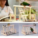 bird toy set for parrot entertainment