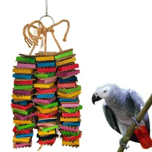 Parrot Toys for Large Birds – Natural Wooden