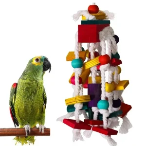 Bird Chew Toy – Colorful Hanging