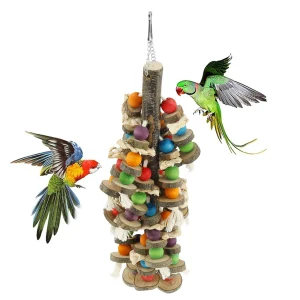 Colorful Parrot Chewing Toy