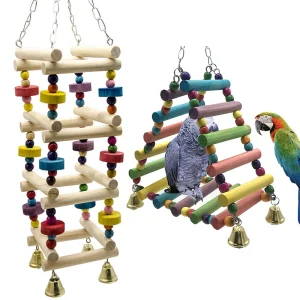 Parrot Ladder Toy and Pyramid swing