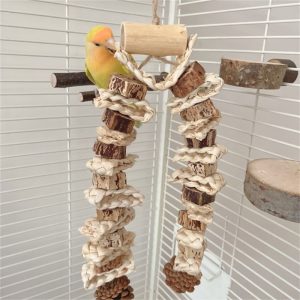 Large Chewing Swing Parrot Toy