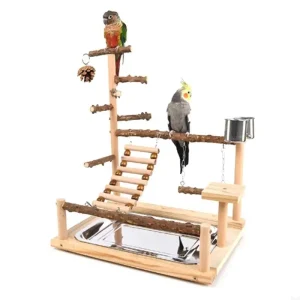 Wooden Parrot Playstand