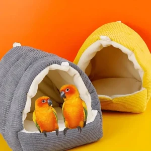 comfortable nesting tent for parrots