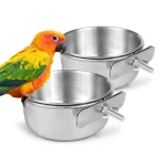 Stainless Steel Parrot Food Bowl